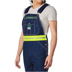 Liberty Men's Hi-Vis Bib Overall NWT Size 32x30
